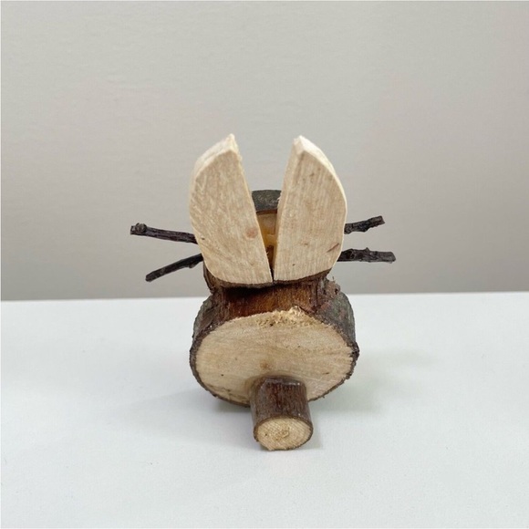 Handmade Mini Wooden Branch Easter Bunny, Easter Decor, Springtime *2 for $9* - Picture 4 of 6